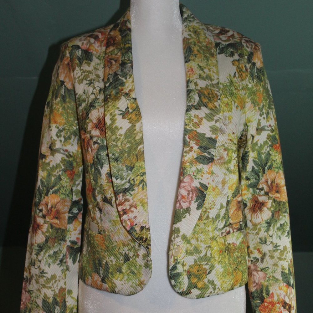 Floral Blazer